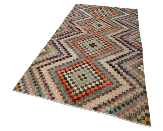 5x10 Multicolor Bohemian Rug  - 30015