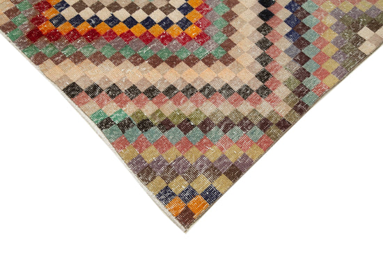 5x10 Multicolor Bohemian Rug  - 30015