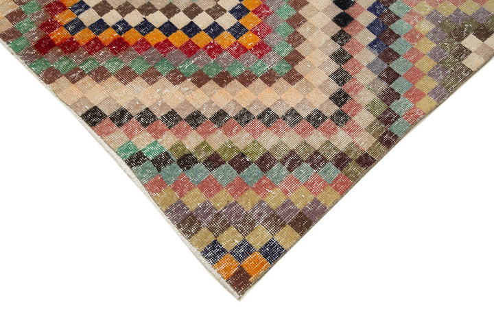 5x10 Multicolor Bohemian Rug  - 30015
