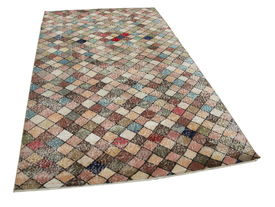 5x9 Multicolor Bohemian Rug  - 30018