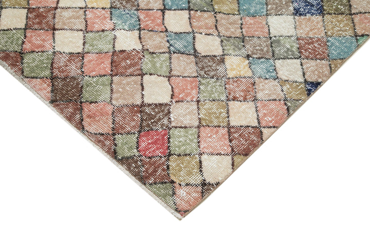 5x9 Multicolor Bohemian Rug  - 30018