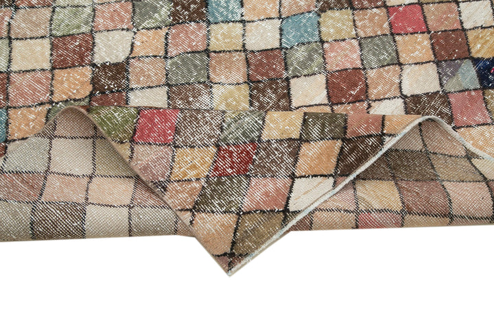 5x9 Multicolor Bohemian Rug  - 30018