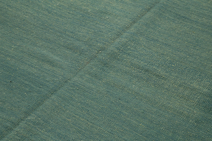 7x10 Turquoise Contemporary Kilim Rug - 30089