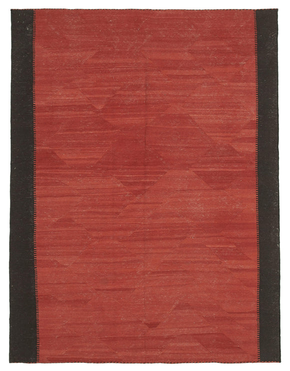 6x8 Red Contemporary Kilim Rug - 30102