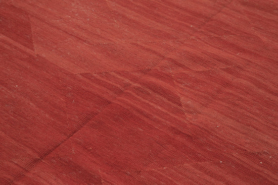 6x8 Red Contemporary Kilim Rug - 30102