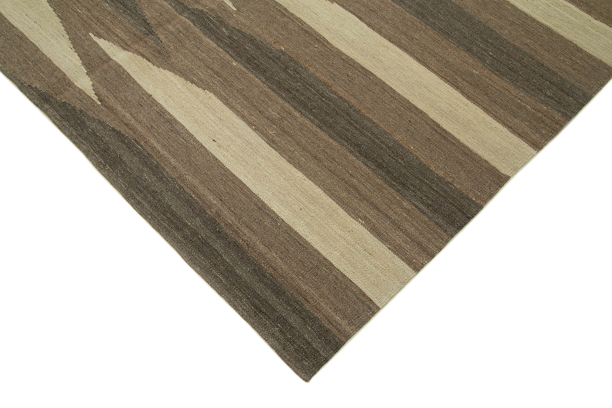 6x8 Brown Contemporary Kilim Rug - 30107