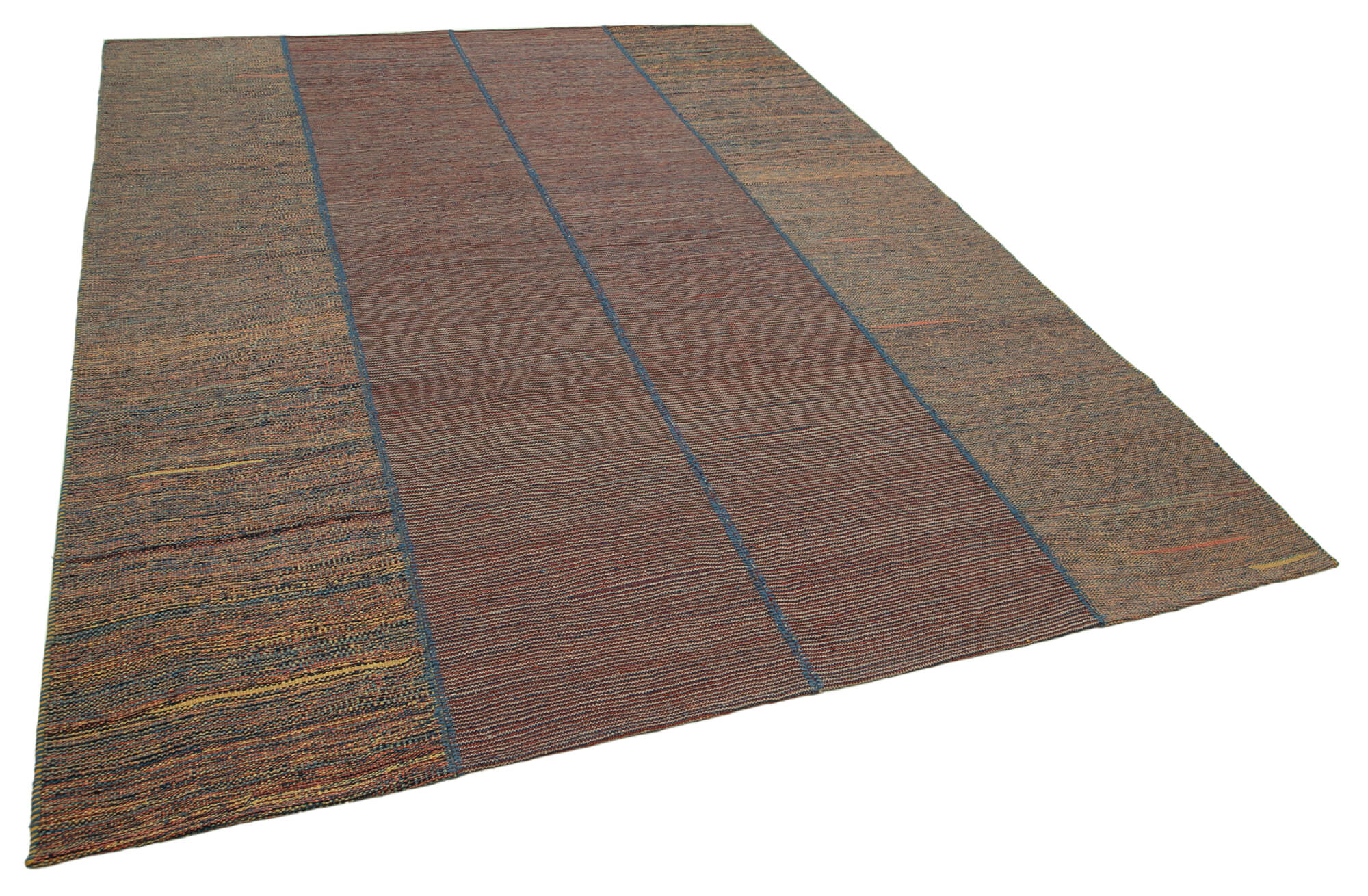 7x10 Multicolor Contemporary Kilim Rug - 30122