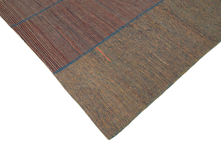 7x10 Multicolor Contemporary Kilim Rug - 30122