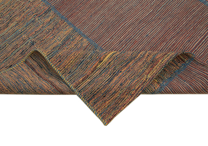 7x10 Multicolor Contemporary Kilim Rug - 30122
