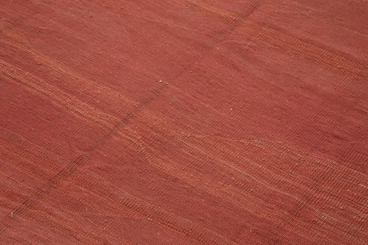 7x9 Red Contemporary Kilim Rug - 30123