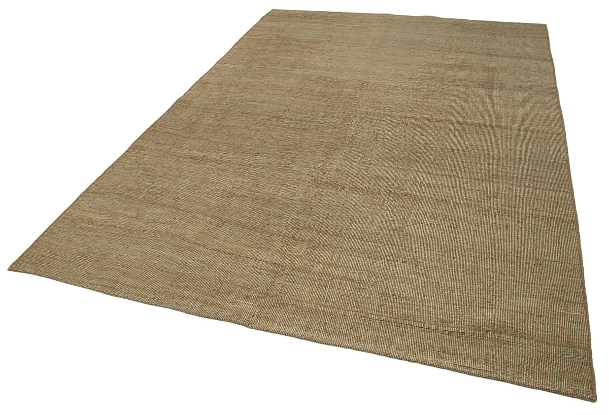 6x10 Brown Contemporary Kilim Rug - 30139