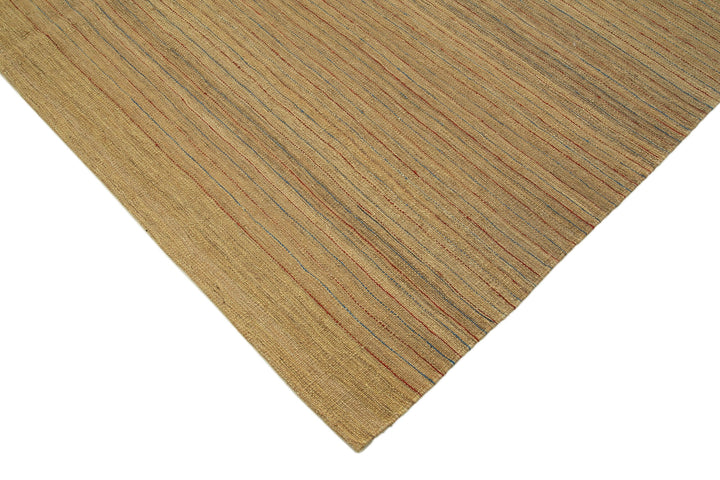 7x9 Yellow Contemporary Kilim Rug - 30140