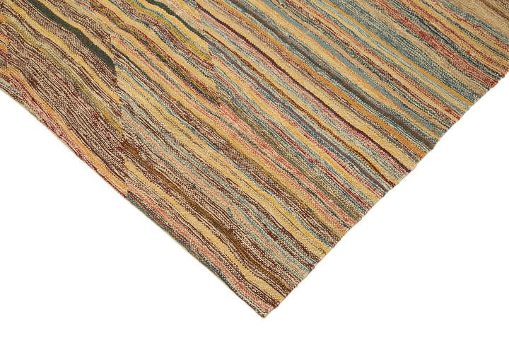 5x8 Yellow Contemporary Kilim Rug - 30141