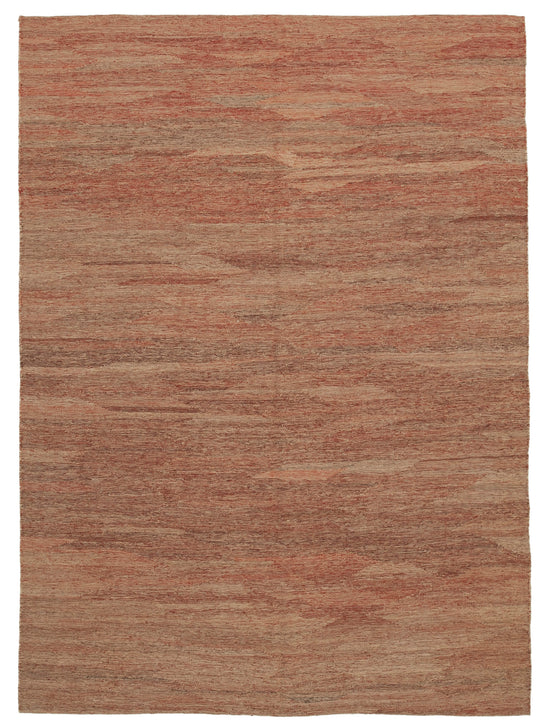 7x10 Red Contemporary Kilim Rug - 30147