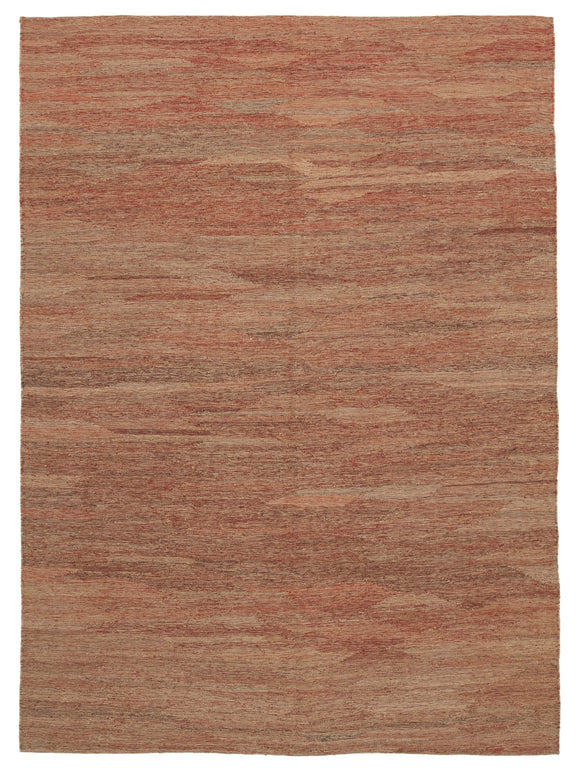 7x10 Red Contemporary Kilim Rug - 30147