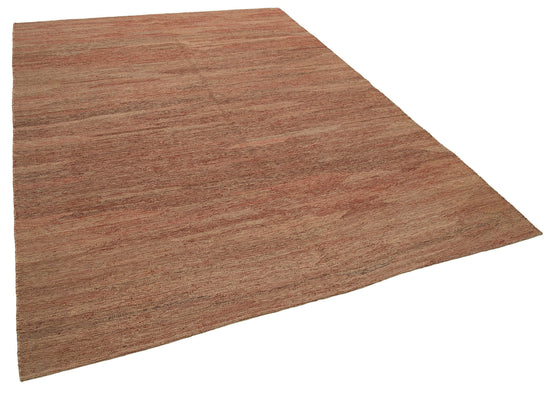 7x10 Red Contemporary Kilim Rug - 30147