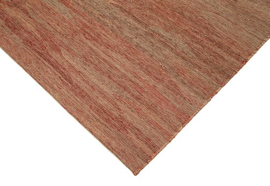 7x10 Red Contemporary Kilim Rug - 30147