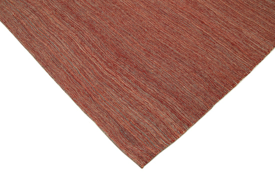 7x9 Red Contemporary Kilim Rug - 30155