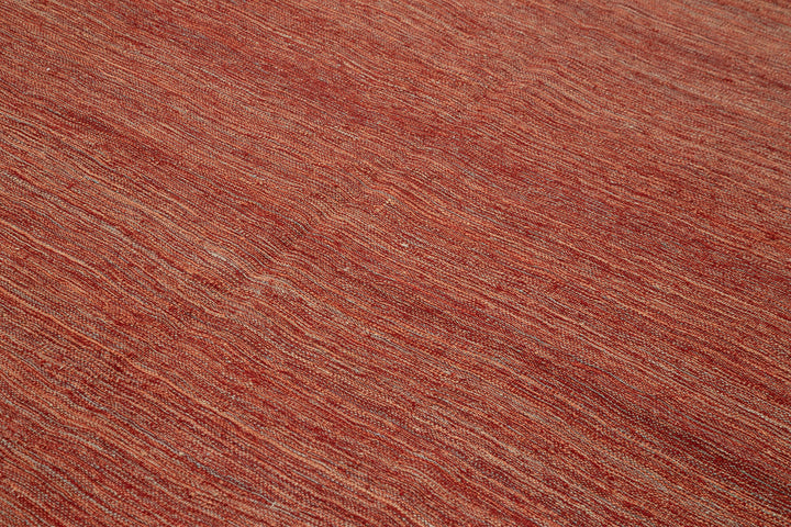 7x9 Red Contemporary Kilim Rug - 30155