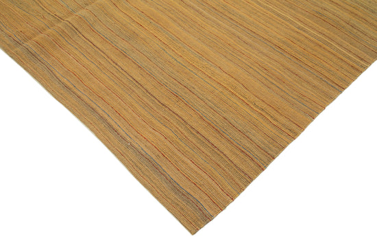 7x8 Yellow Contemporary Kilim Rug - 30158