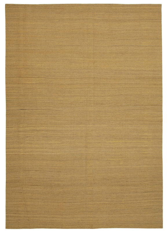 9x12 Yellow Contemporary Kilim Rug - 30160