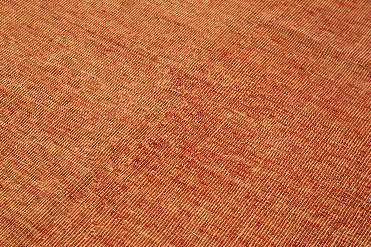 5x8 Orange Contemporary Kilim Rug - 30162