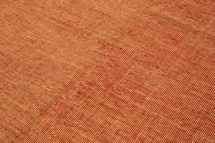 5x8 Orange Contemporary Kilim Rug - 30162