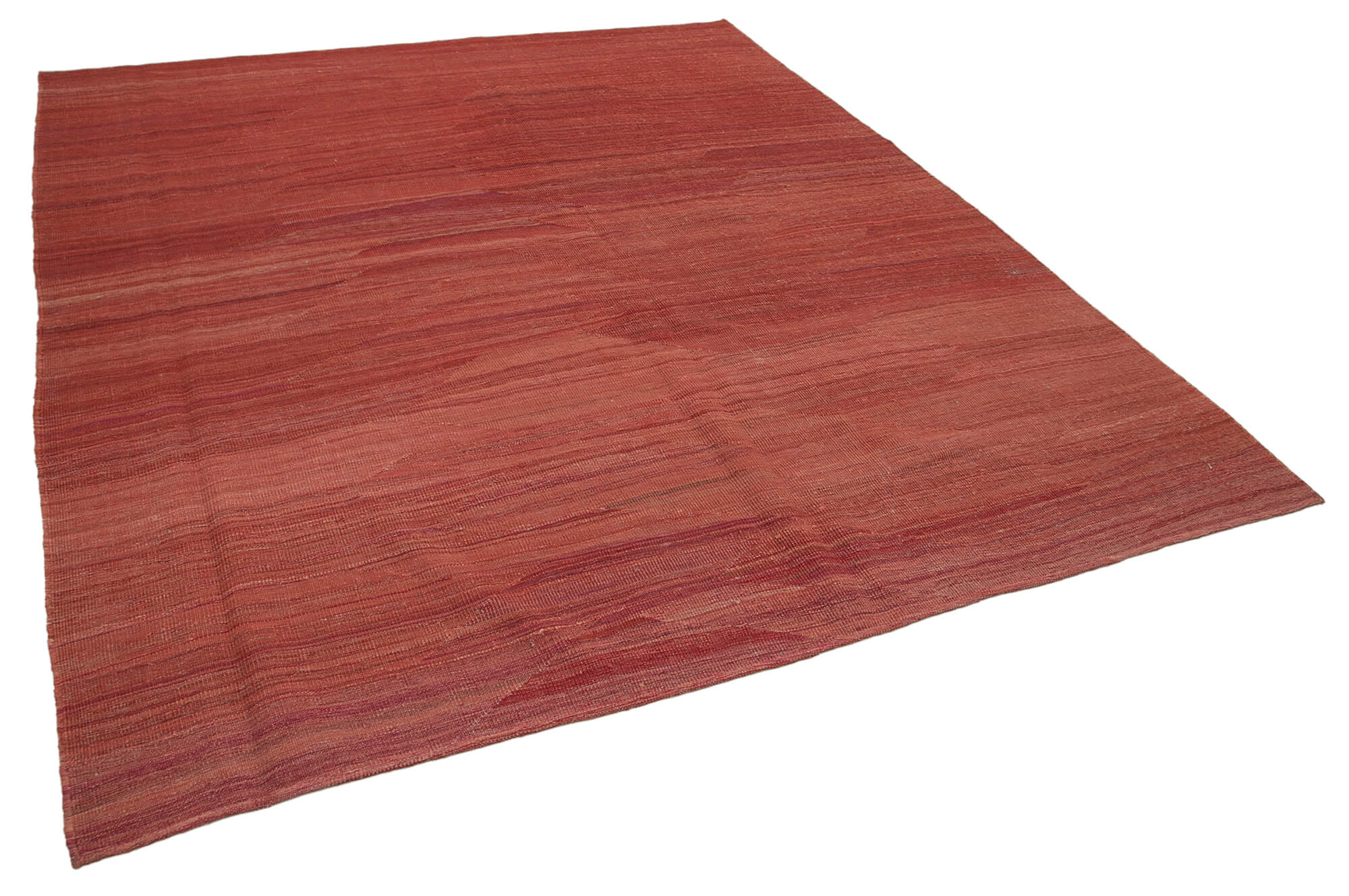8x9 Red Contemporary Kilim Rug - 30175