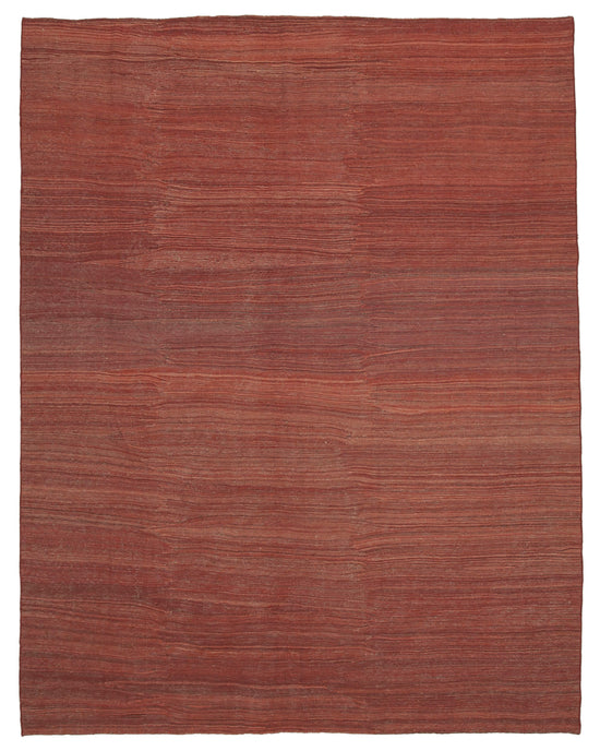 9x12 Red Contemporary Kilim Rug - 30182