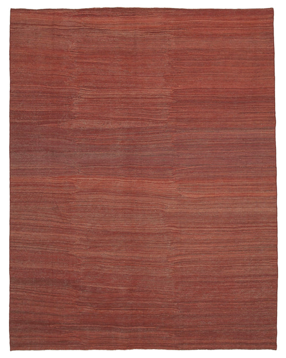 9x12 Red Contemporary Kilim Rug - 30182