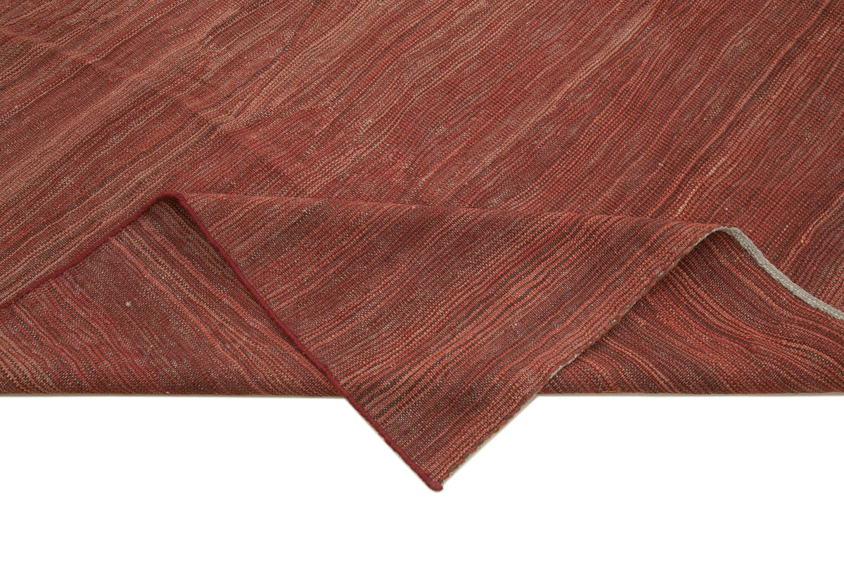9x12 Red Contemporary Kilim Rug - 30182