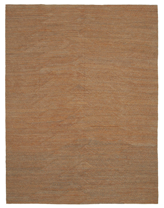 9x11 Orange Contemporary Kilim Rug - 30185