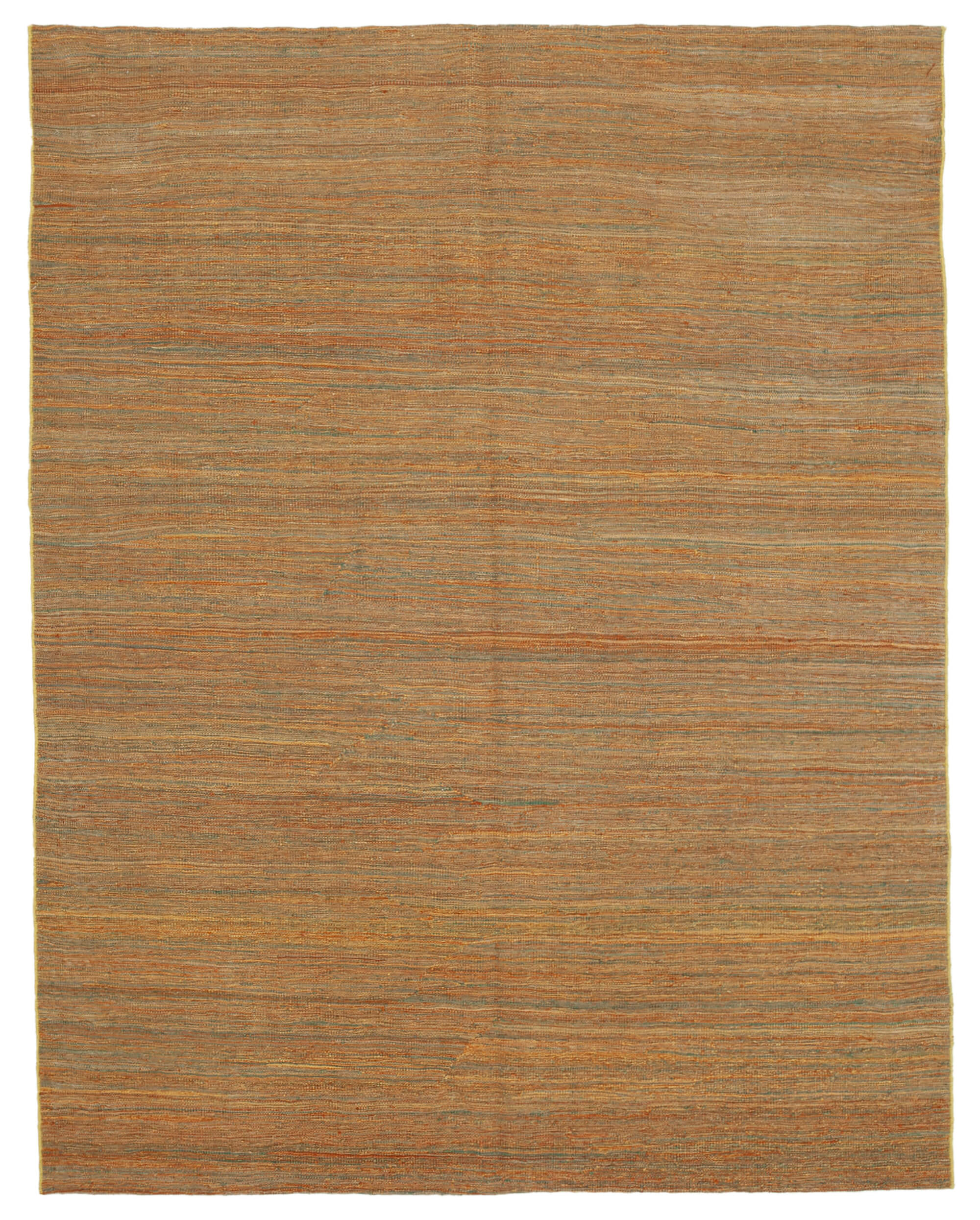 6x8 Orange Contemporary Kilim Rug - 30189