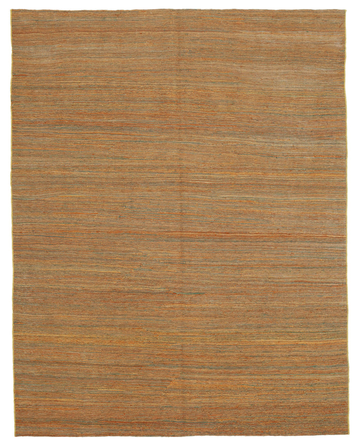 6x8 Orange Contemporary Kilim Rug - 30189