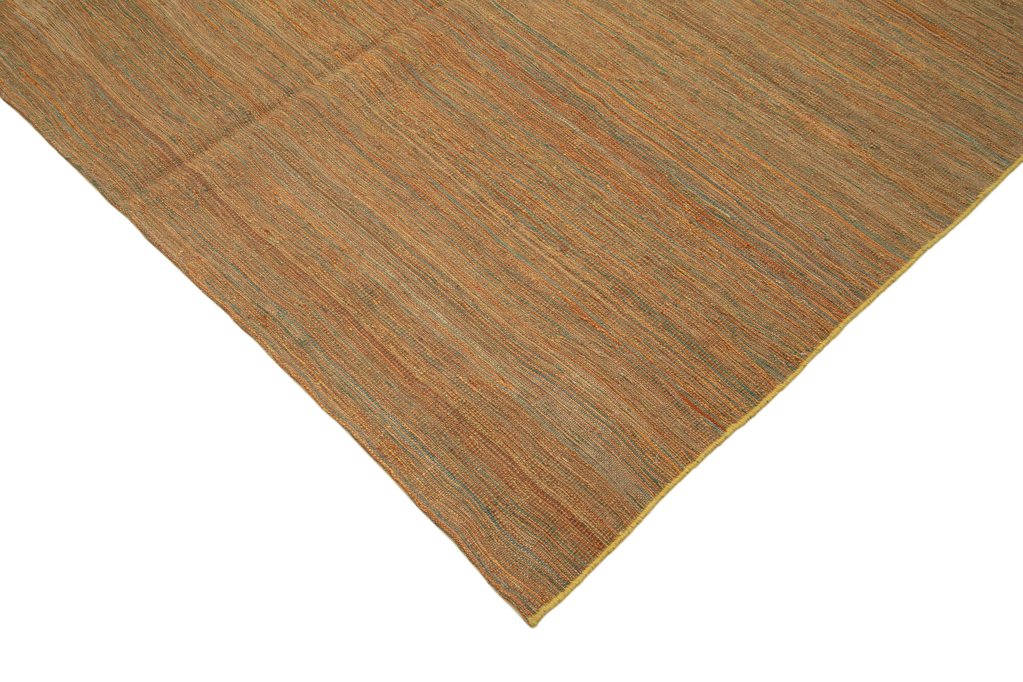 6x8 Orange Contemporary Kilim Rug - 30189