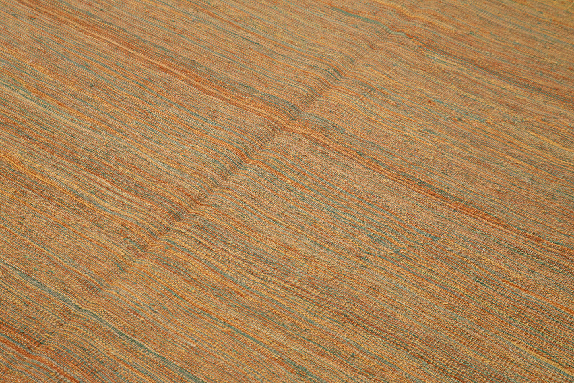 6x8 Orange Contemporary Kilim Rug - 30189