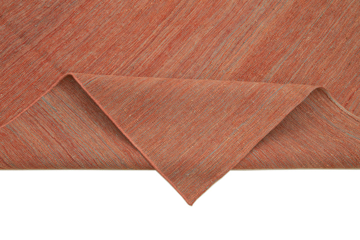 8x9 Red Contemporary Kilim Rug - 30194