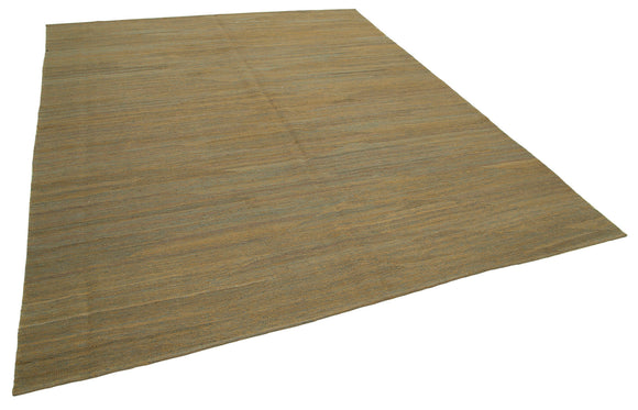 8x10 Yellow Contemporary Kilim Rug - 30197