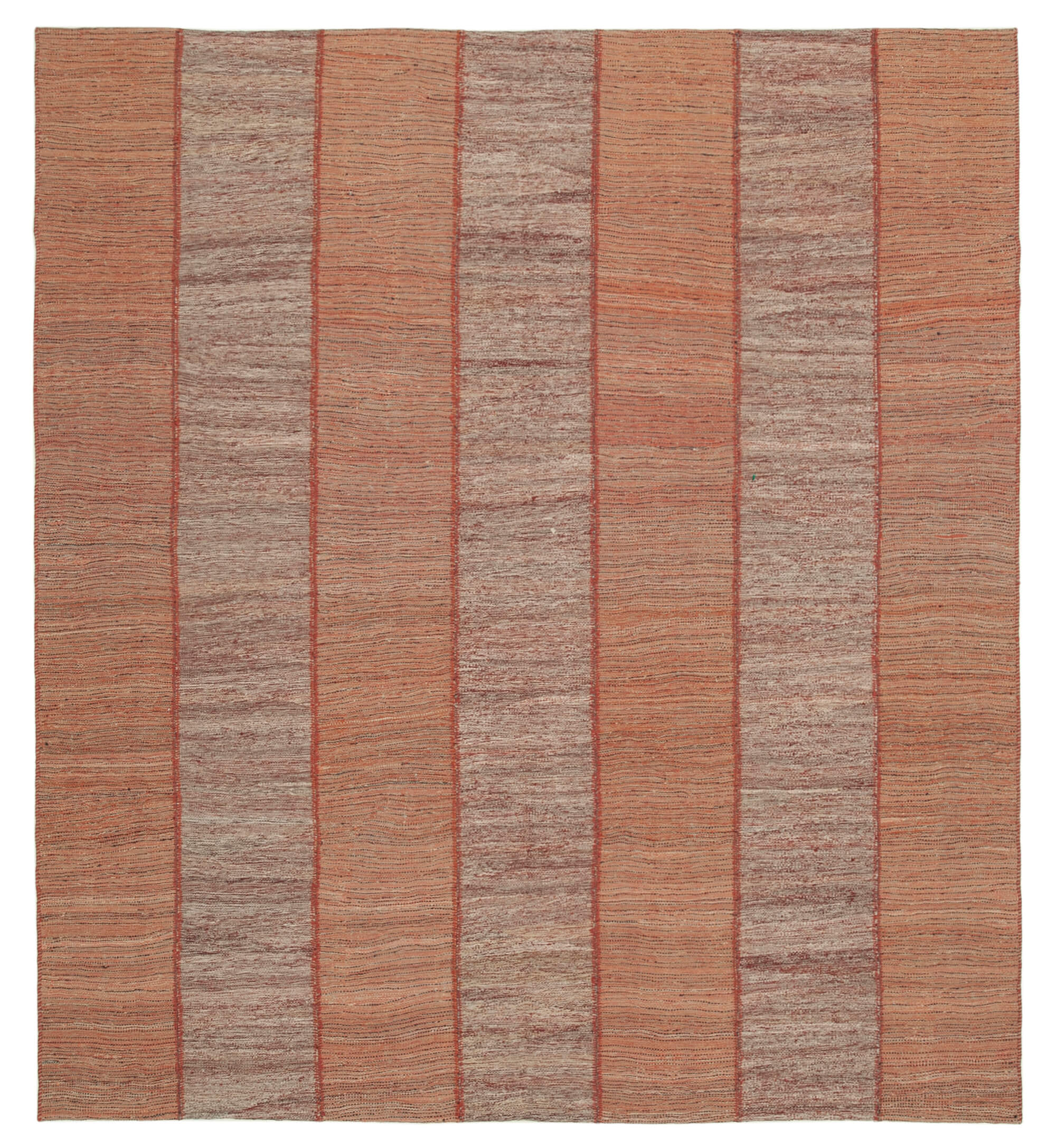 8x9 Red Contemporary Kilim Rug - 30212