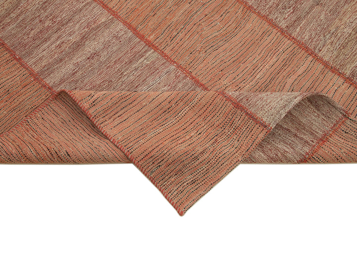 8x9 Red Contemporary Kilim Rug - 30212