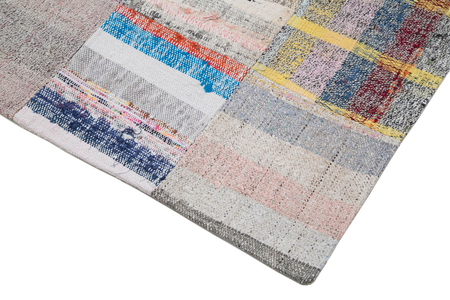 7x8 Multicolor Kilim Patchwork Rug - 30223