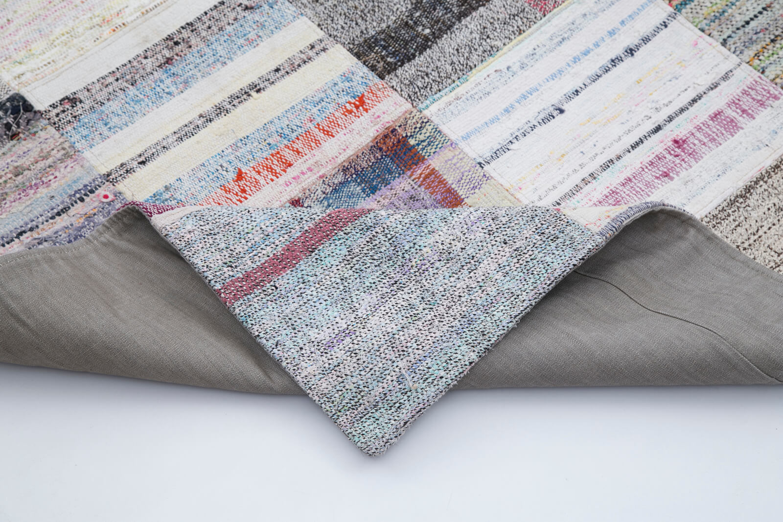 7x10 Multicolor Kilim Patchwork Rug - 30224