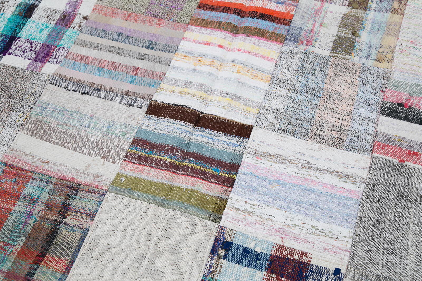 7x10 Multicolor Kilim Patchwork Rug - 30224