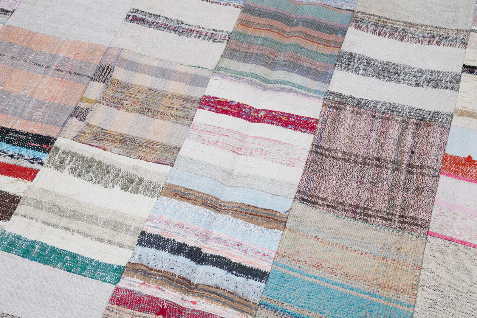 7x10 Multicolor Kilim Patchwork Rug - 30226