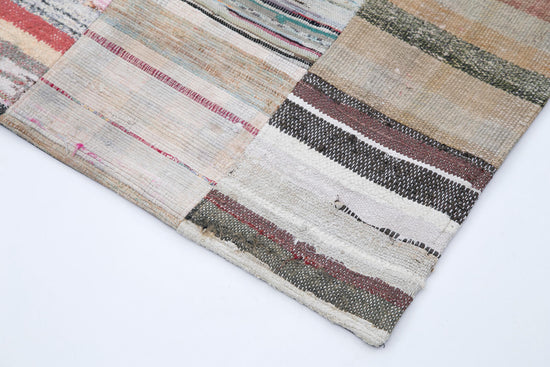 7x10 Multicolor Kilim Patchwork Rug - 30227