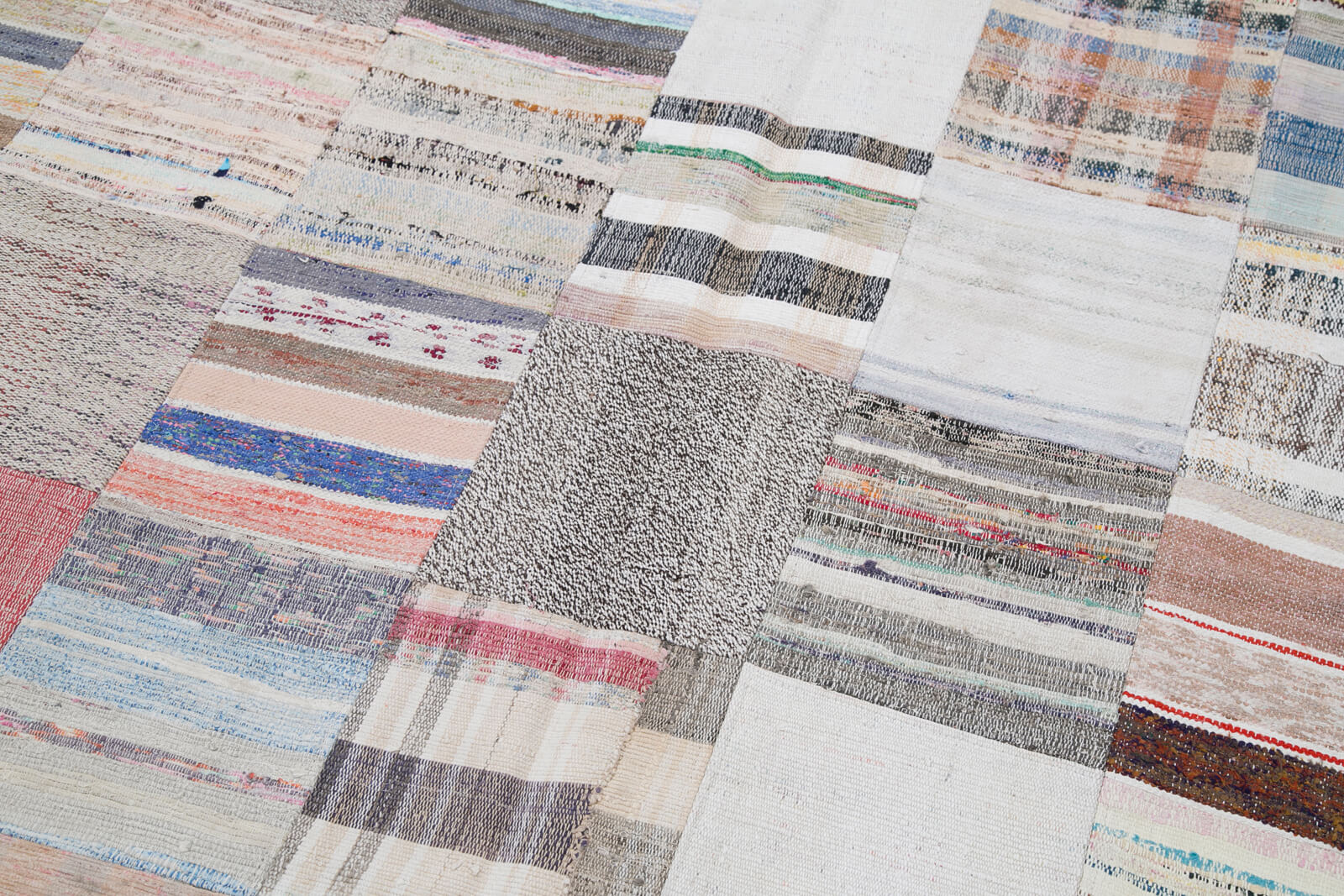 7x10 Multicolor Kilim Patchwork Rug - 30227