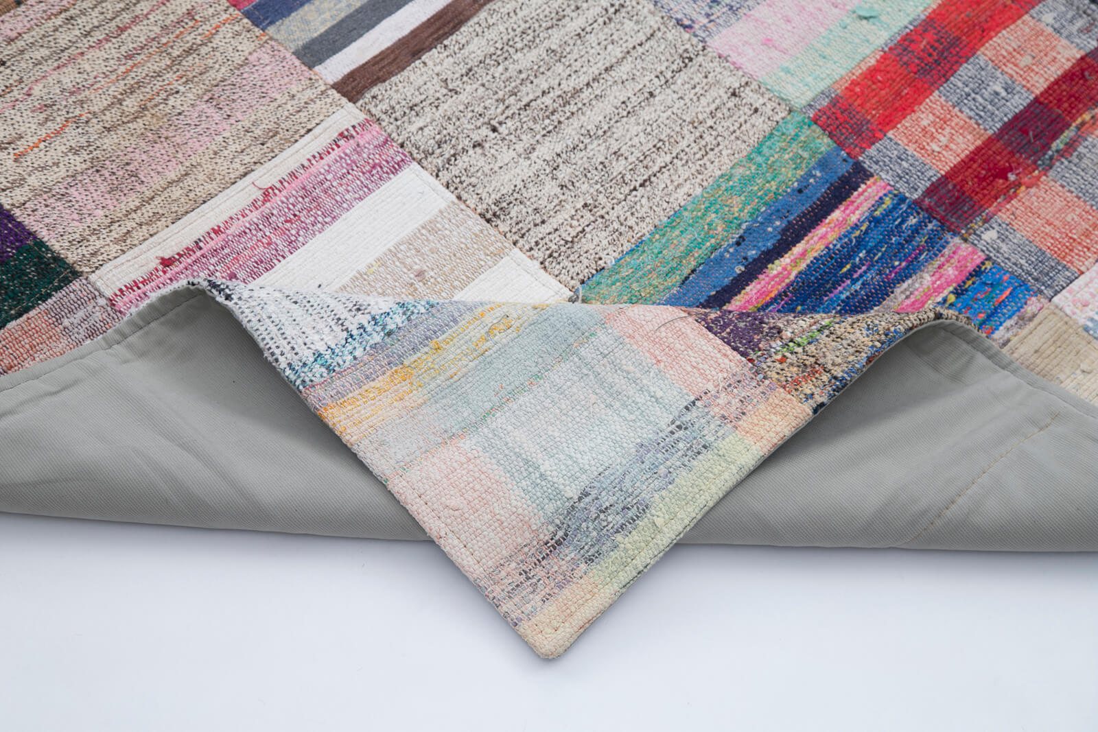 7x10 Multicolor Kilim Patchwork Rug - 30228