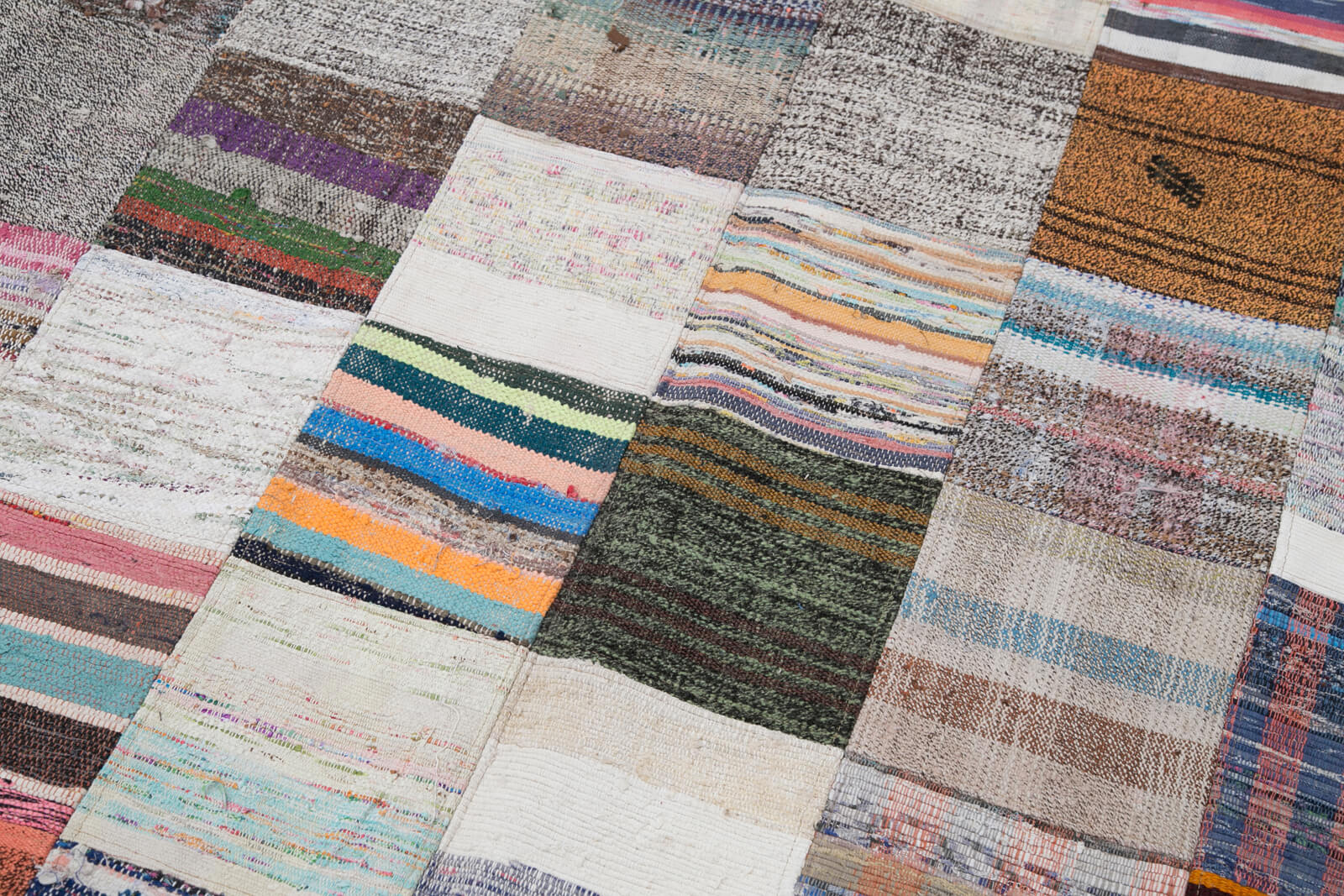 7x10 Multicolor Kilim Patchwork Rug - 30228