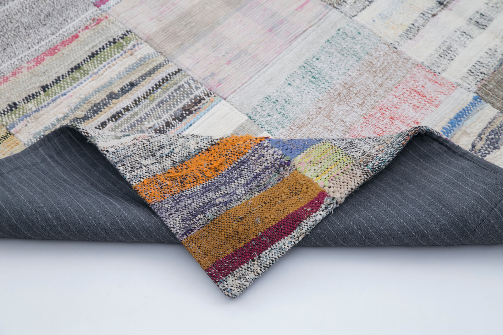 7x10 Multicolor Kilim Patchwork Rug - 30229