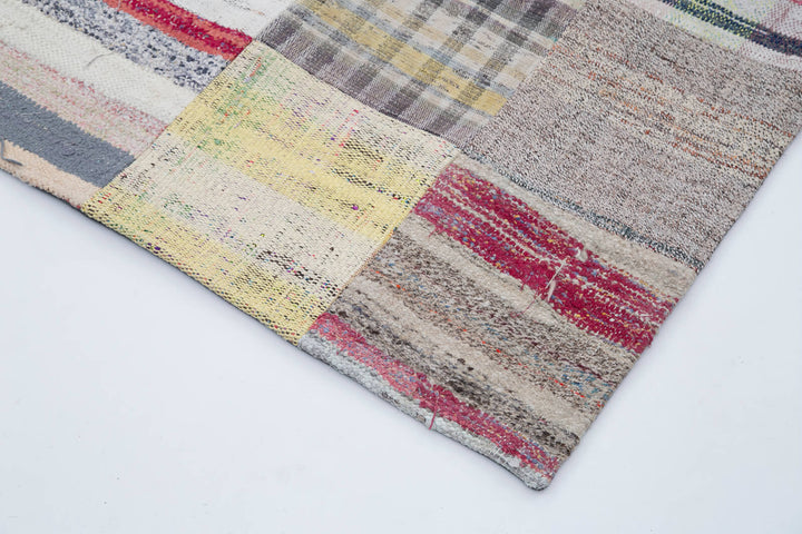 7x10 Multicolor Kilim Patchwork Rug - 30232